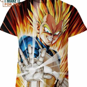 Vegeta Dragon Ball Z Shirt, Bold Dragon Ball Z Fashion Statement