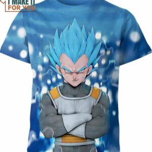Vegeta Dragon Ball Z Shirt, Unique Dragon Ball Z Character Design