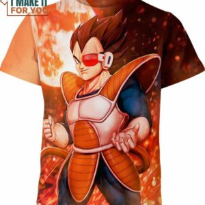 Vegeta Dragon Ball Z Shirt, Vegeta Printed Tee for Fans