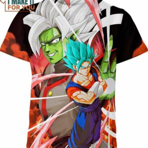 Zamasu And Vegito Dragon Ball Z Shirt, Dragon Ball Gift