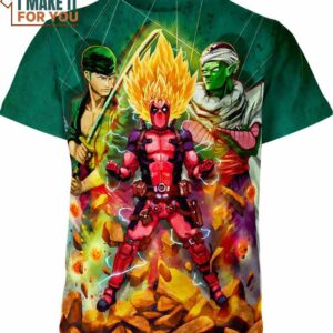 Deadpool X Son Goku Shirt, Featuring All Your Favorite Characters