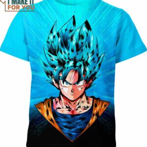 Dragon Ball Gift, Super Saiyan Goku 3D Tee for Anime Lovers