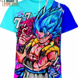 Gogeta Dragon Ball Z Shirt, Ideal Dragon Ball Gift for Friends and Family