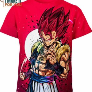 Gogeta Dragon Ball Z Shirt, Unique 3D Goku T-Shirt for Anime Fans