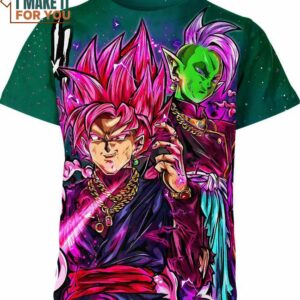 Goku Black Dragon Ball Z Shirt, Unique 3D Goku T-Shirt for Anime Fans