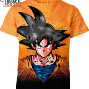 Goku Classic 3D T-Shirt, Bold Dragon Ball Z Fashion Statement