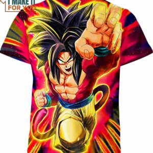 Goku Super Power Dragon Ball Z Shirt, Unique Dragon Ball Z Character Design
