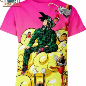 Goku X Bape Shirt, Dragon Ball Gift for All Ages