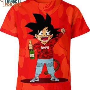 Goku X Bape X Yeezy Boost Shirt, Ultimate Dragon Ball Gift