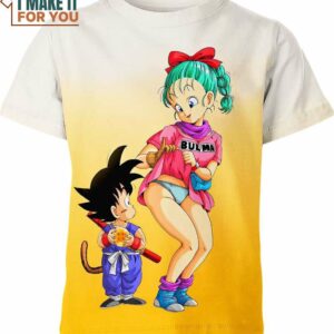 Goku X Bulma Funny Dragon Ball Z 3D Shirt