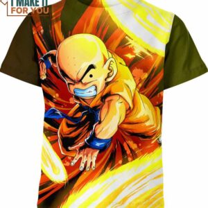 Krillin Dragon Ball Z Shirt, Dragon Ball Gift