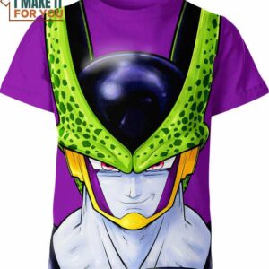 Perfect Cell From Dragon Ball Z Shirt, 3D Tee for Anime Lovers
