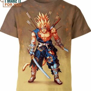 Samurai Majin Vegeta From Dragon Ball Z Shirt, Bold Dragon Ball Z Fashion Statement