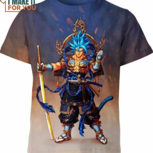 Samurai Vegito From Dragon Ball Z Shirt, Perfect Gift for Anime Enthusiasts