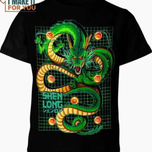 Shenron From Dragon Ball Z Shirt, Stylish Dragon Ball 3D Printed Tee