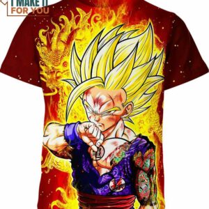 Son Gohan Dragon Ball Z Shirt, Eye-catching Dragon Ball Z Apparel