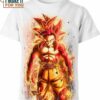 Son Goku Fan Art Dragon Ball Z Shirt, 3D Tee for Anime Lovers