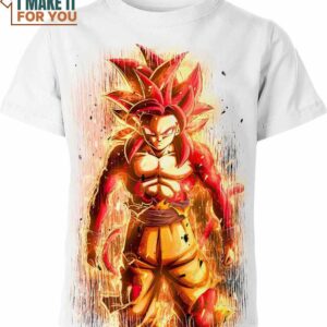 Son Goku Fan Art Dragon Ball Z Shirt, 3D Tee for Anime Lovers