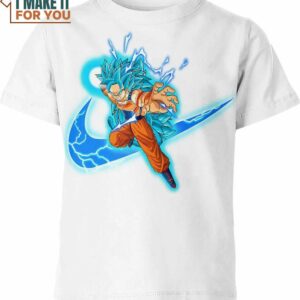 Super Saiyan Blue Goku X Nike Shirt, Best Gift for Fan