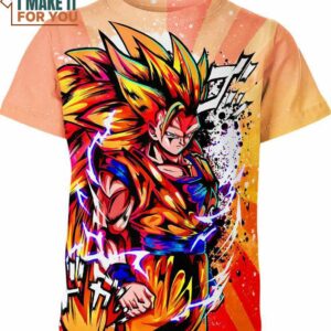 Super Saiyan Goku 3D T-Shirt, Eye-catching Dragon Ball Z Apparel
