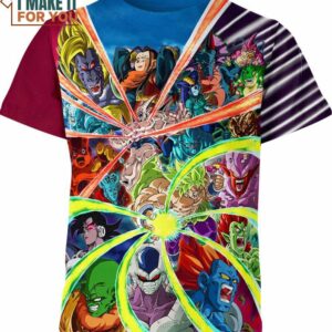 Ultimate Red Zone Dragon Ball Z Shirt, Featuring All Your Favorite Characters