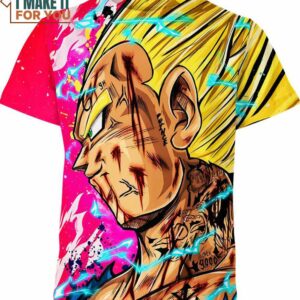 Vegeta Dragon Ball Z Shirt, Eye-catching Dragon Ball Z Apparel