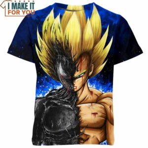 Venom X Vegeta From Dragon Ball Z Shirt