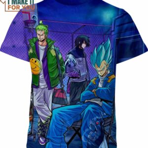 Roronoa Zoro X Sasuke Uchiha X Vegeta Shirt