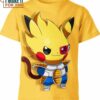 Vegeta x Pikachu From Pokemon Shirt