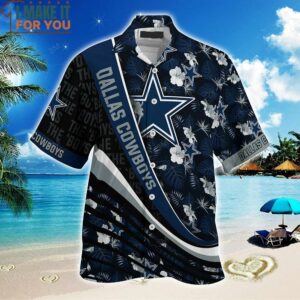 Dallas Cowboys NFL Hibiscus Tropical Hawaiian Shirt Unique Cowboys Gift 3