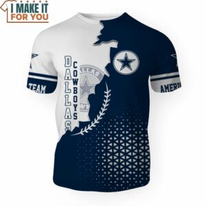 Dallas Cowboys NFL 3D T-shirt, Dallas Cowboys Gifts for Dad