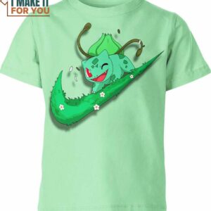 Bulbasaur Pokemon Nike Shirt, Best Pokemon Gifts