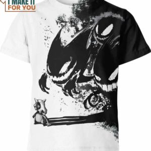 Cubone And Gastly Pokemon Shirt, The Ultimate Gift Guide for the Male Pokemon Fan