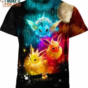 Eevee Evolutions Pokemon Shirt, The Ultimate Pokemon Themed Apparel