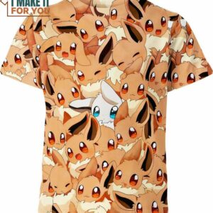 Eevee Pokemon Shirt, Pokemon Graphic Tees