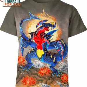 Garchomp Pokemon Shirt, Perfect for Workout and Pokemon Fans