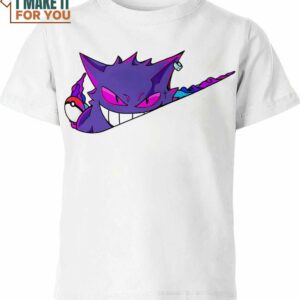 Gengar Pokemon Nike Shirt, Apparel for the Pokemon Enthusiast