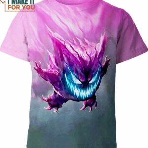 Gengar Pokemon Shirt, Cool Pokemon Shirts