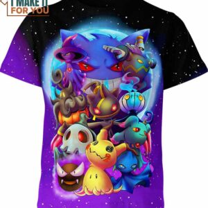 Ghostlymon Pokemon Shirt, Perfect Present for Pokemon Fans