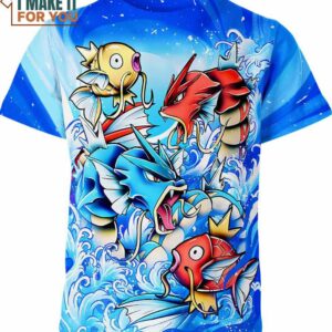Gyrados X Magikarp Pokemon Shirt, Choose the Best Pokemon Gifts for Your Loved Ones