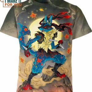 Lucario Pokemon Shirt, Perfect for Celebrating a Special Day