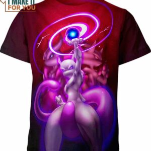 Mewtwo Pokemon Shirt, Cool Pokemon Shirts
