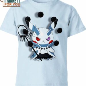 Obito Uchiha x Pikachu Pokemon Shirt, Unique Pokemon Gifts