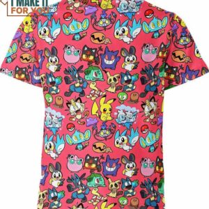 Pokemon 3D Shirt, Exclusive Pokemon Birthday Gifts