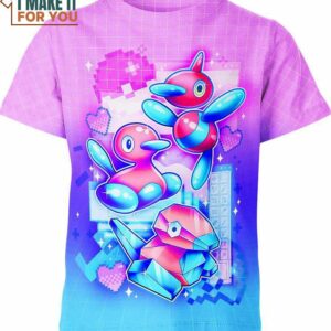 Porygon Pokemon Shirt, Best Tees for Pokemon Enthusiasts