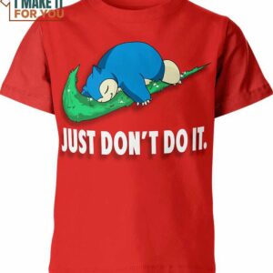 Snorlax Pokemon Nike Shirt, Pokemon Clothing for Adults Snorlax Pokemon Nike Shirt, Pokemon Clothing for Adults