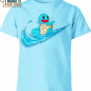 Squirtle Pokemon Nike Shirt, Pokemon Graphic Tees