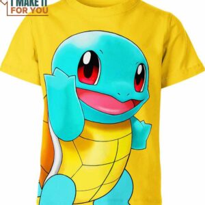 Squirtle Pokemon Shirt, Apparel for the Pokemon Enthusiast