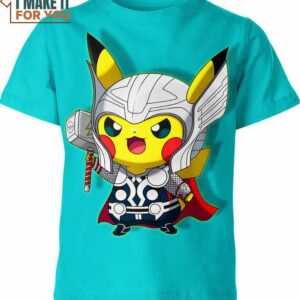 Thor x Pikachu Pokemon Shirt, Unique Pokemon Gifts