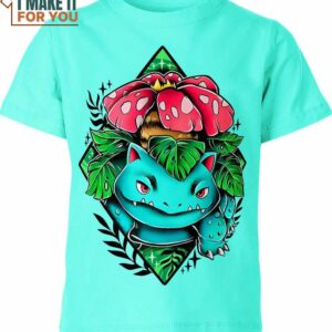 Venusaur Pokemon Shirt, Best Pokemon Gifts for Your Loved Ones